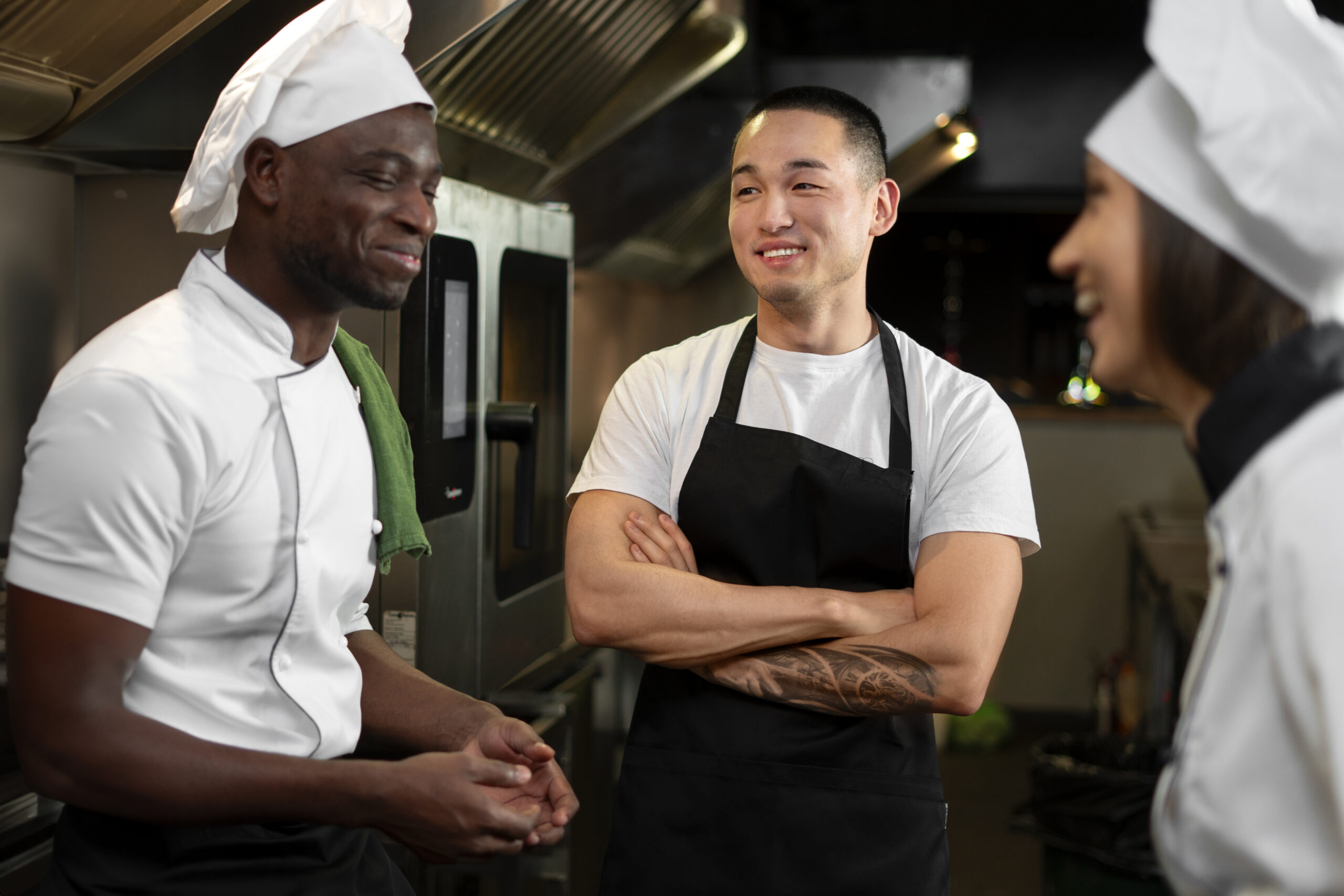 chef with a happy career